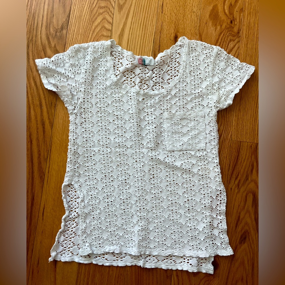 Free People Beach - white cover up - size XS/TP